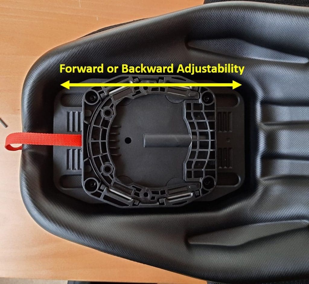 Pro GS tank bag adjustable slide