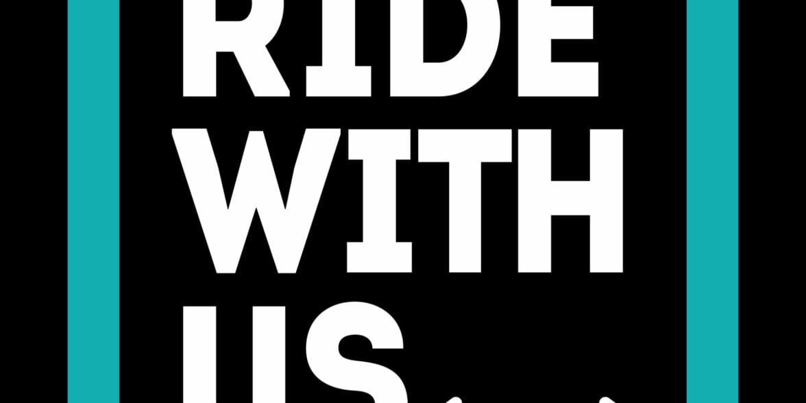 Motorcycle Industry Council Logo for "Ride With Us"