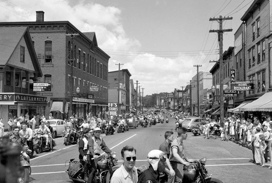 Riders participate at a past Laconia Bike Week