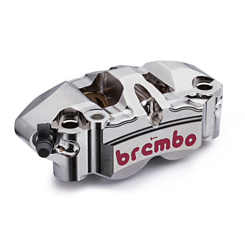 A view of Brembo brakes