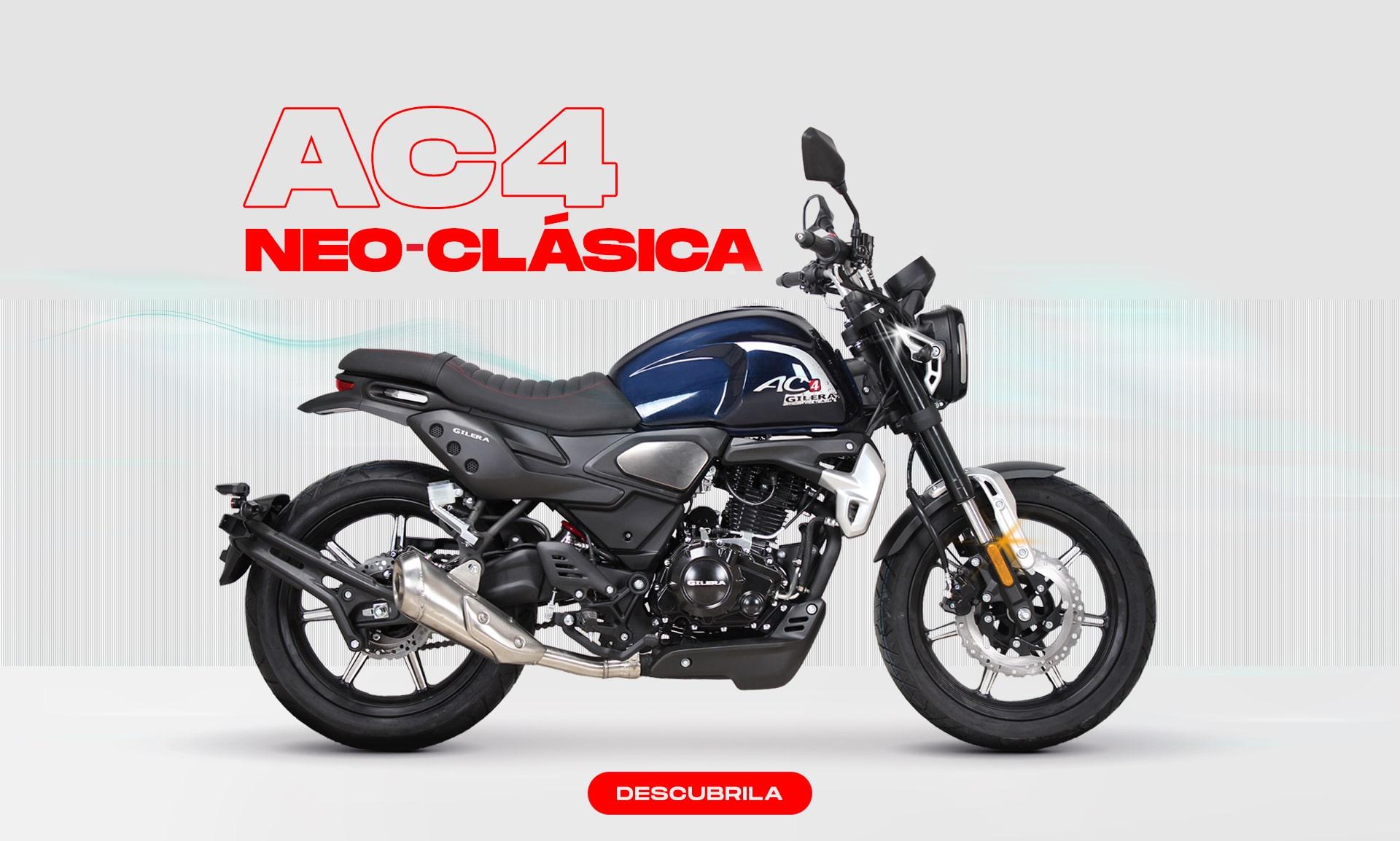A side view of the AC4 Neo Classic from Gilera Motors