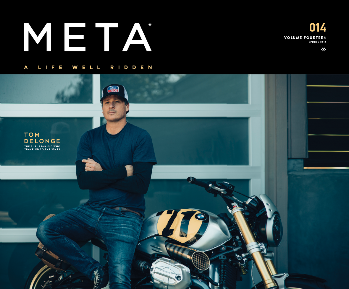 A view of the META Motorcycle Magazine cover