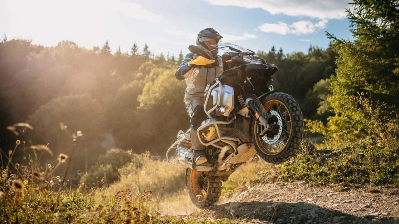 A view of the BMW R 1250 GS Adventure bike