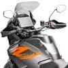 A view of the electronics on KTM's 2022 1290 Super Adventure S