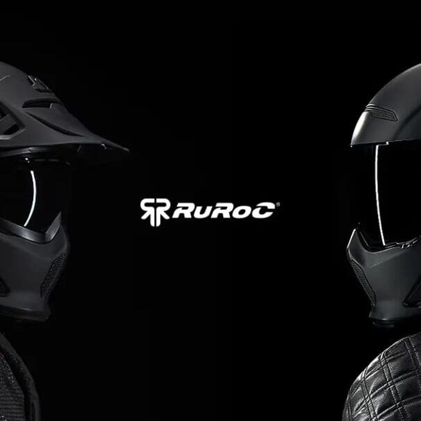 A side view of the current Ruroc Atlas helmet 3.0