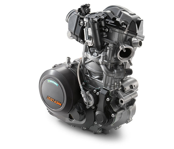 An image of the single-cylinder engine that will likely power the upcoming GasGas models