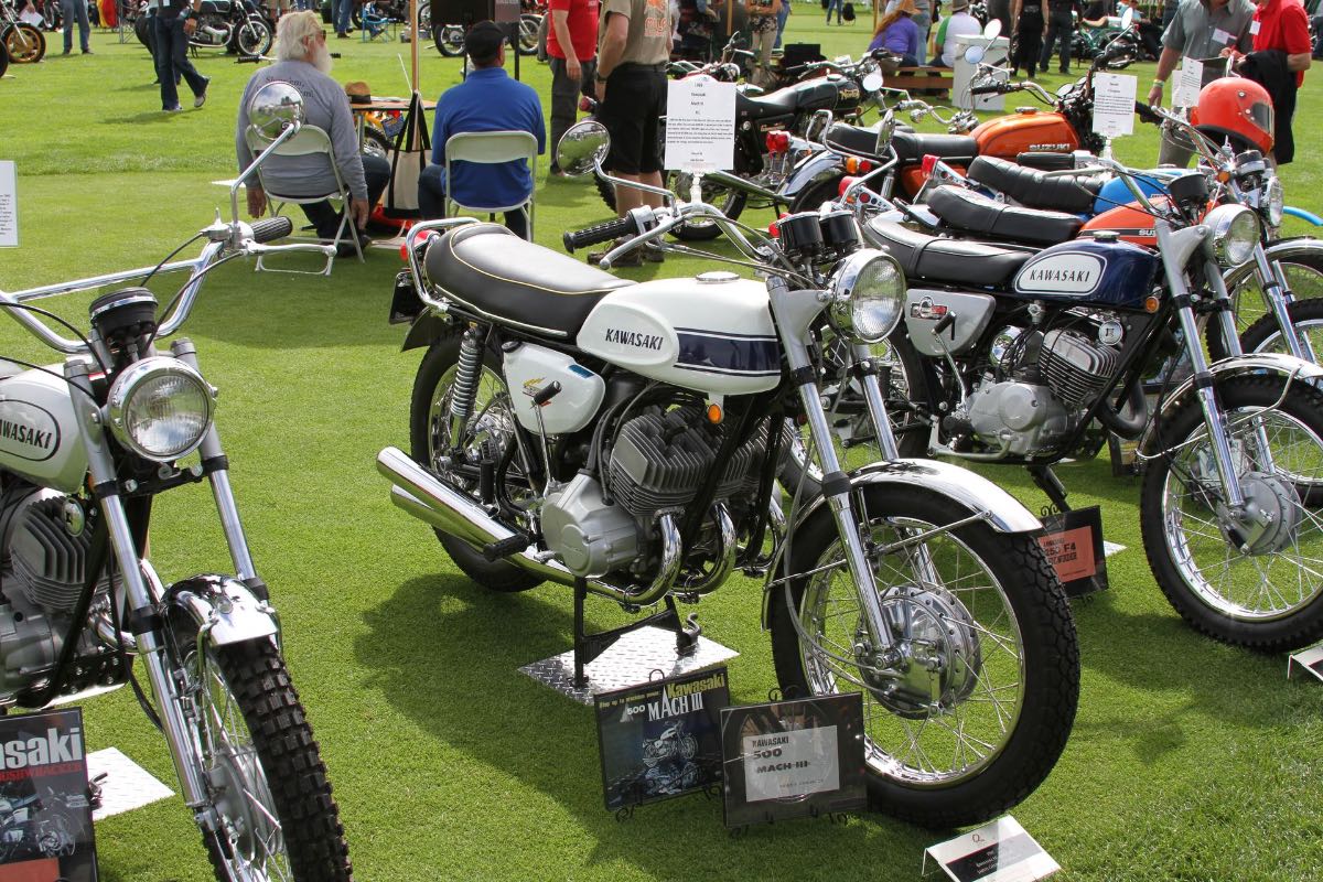 A view of the Quail motorcycle gathering