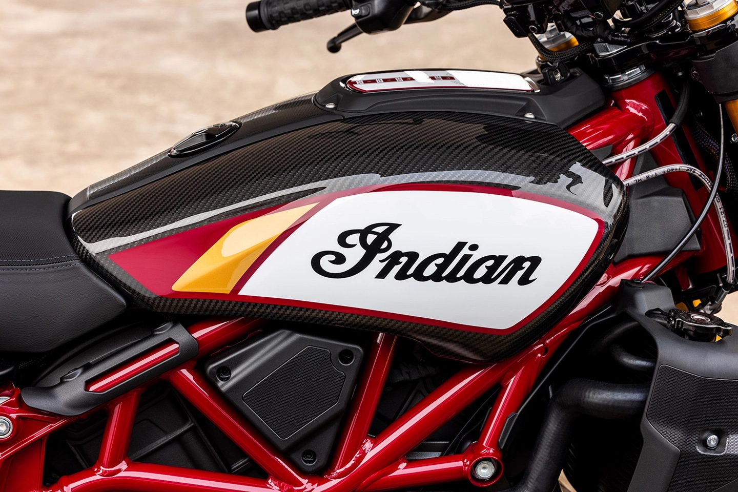 A view of the new 2022 Championship Edition FTR from Indian Motorcycles