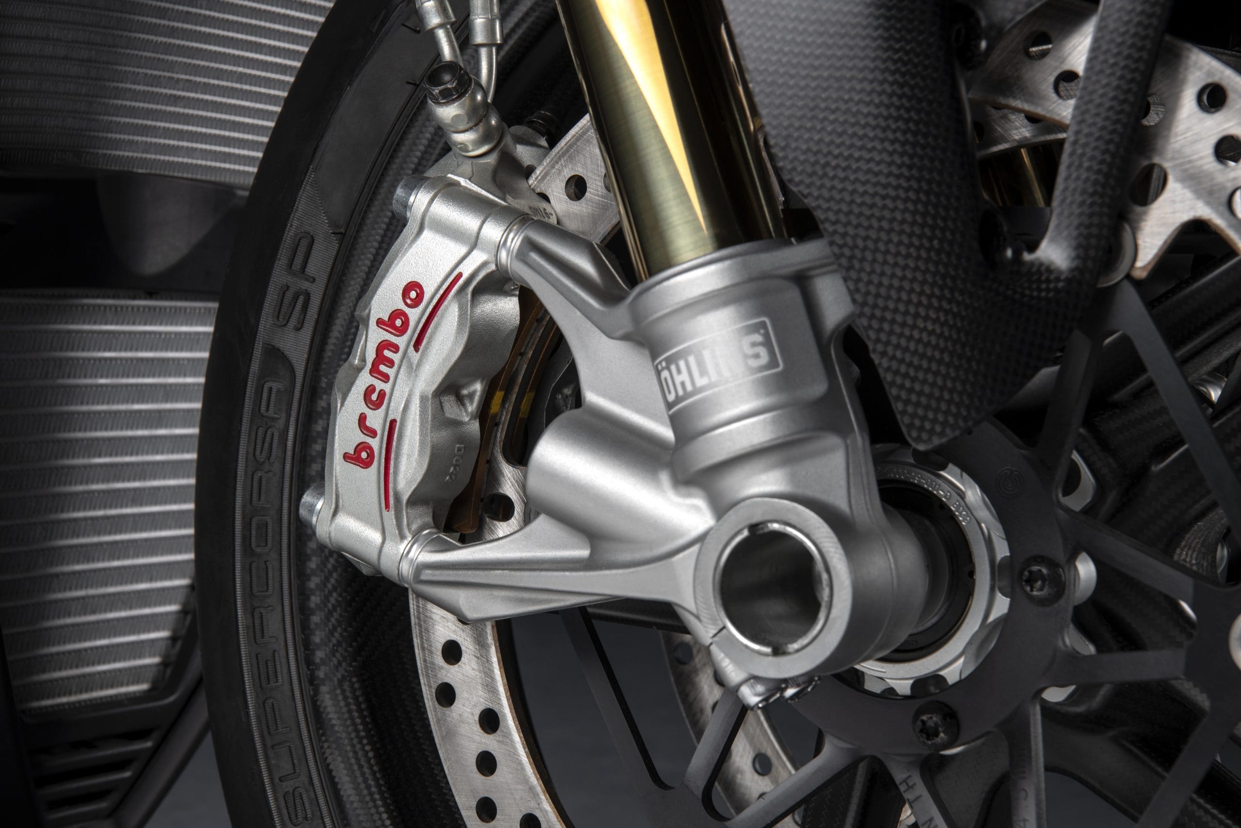 A view of the bike revealed as a part of the ninth episode of the Ducati World Premiere series - the Panigale V4 SP2