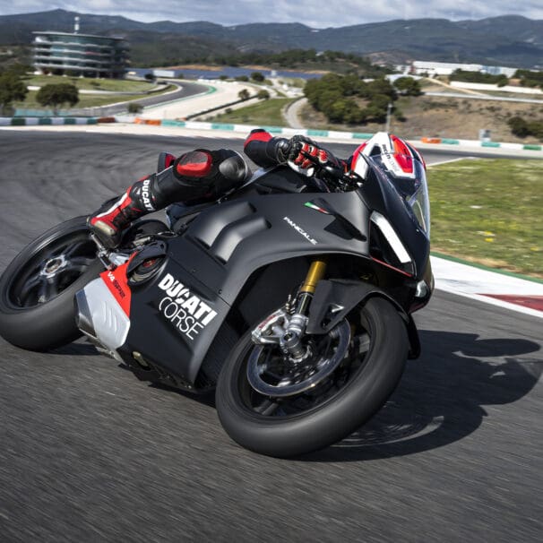 A view of the bike revealed as a part of the ninth episode of the Ducati World Premiere series - the Panigale V4 SP2