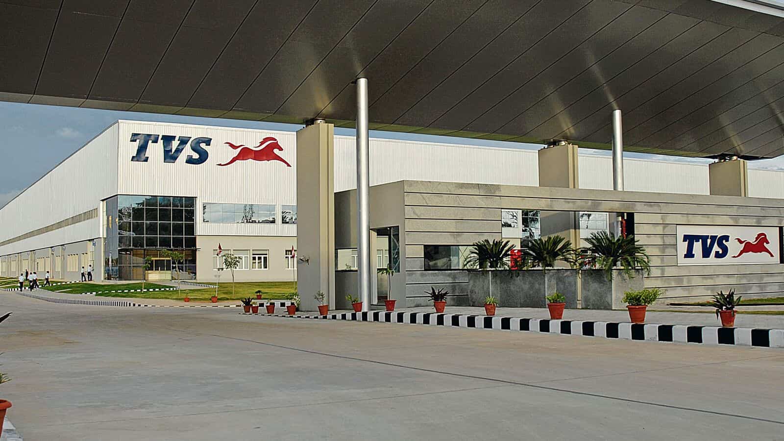 A view of the TVS Motors facility