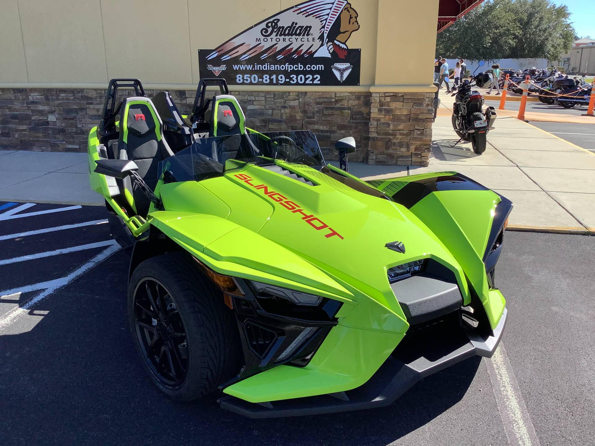 A view of the Polaris Slingshot - a vehicle that has been reclassified as an attocycle for the road of New York