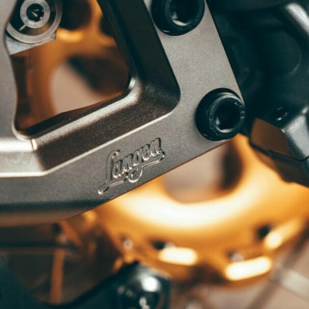 A view of the two-stroke by Langem Motorcycles that has inspired the production of a four-stroke and eventual electric motorcycle models for the brand