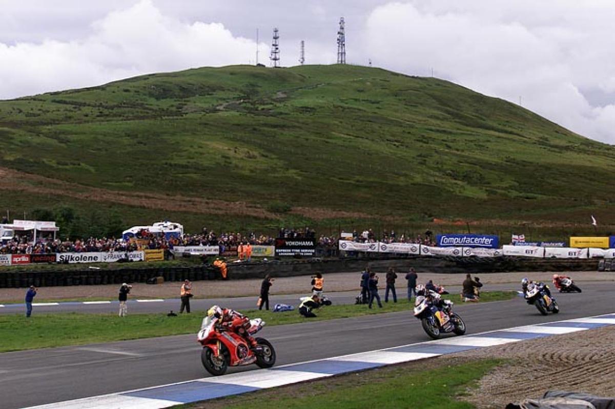 the Knockhill Racing Circuit