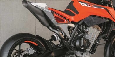 A view of a potential 490 machine for KTM. Photo courtesy of Asphalt & Rubber