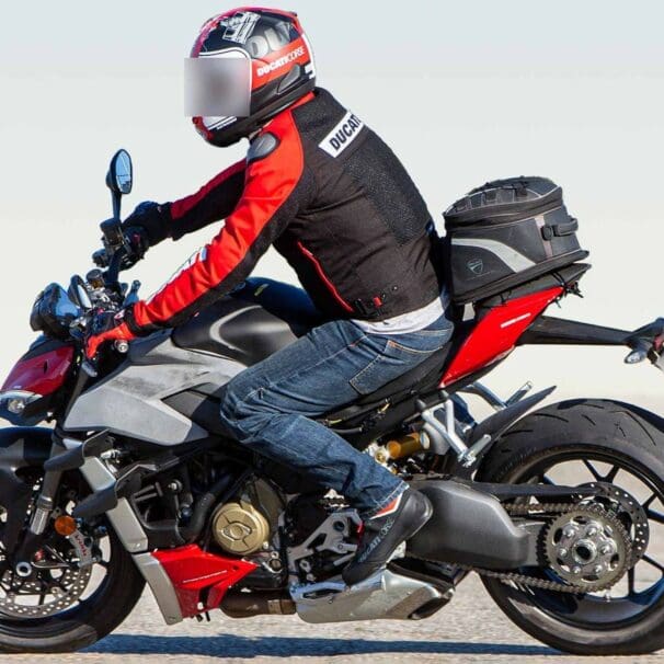 Ducati testing out what appears to be a 2023 Streetfighter V4. Media sourced from Motorcycle Sports.