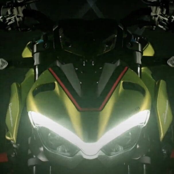 A view of Ducati's Streetfighter V4, created in collaboration with Lamborghini. Media sourced from Ducati's Youtube platform.