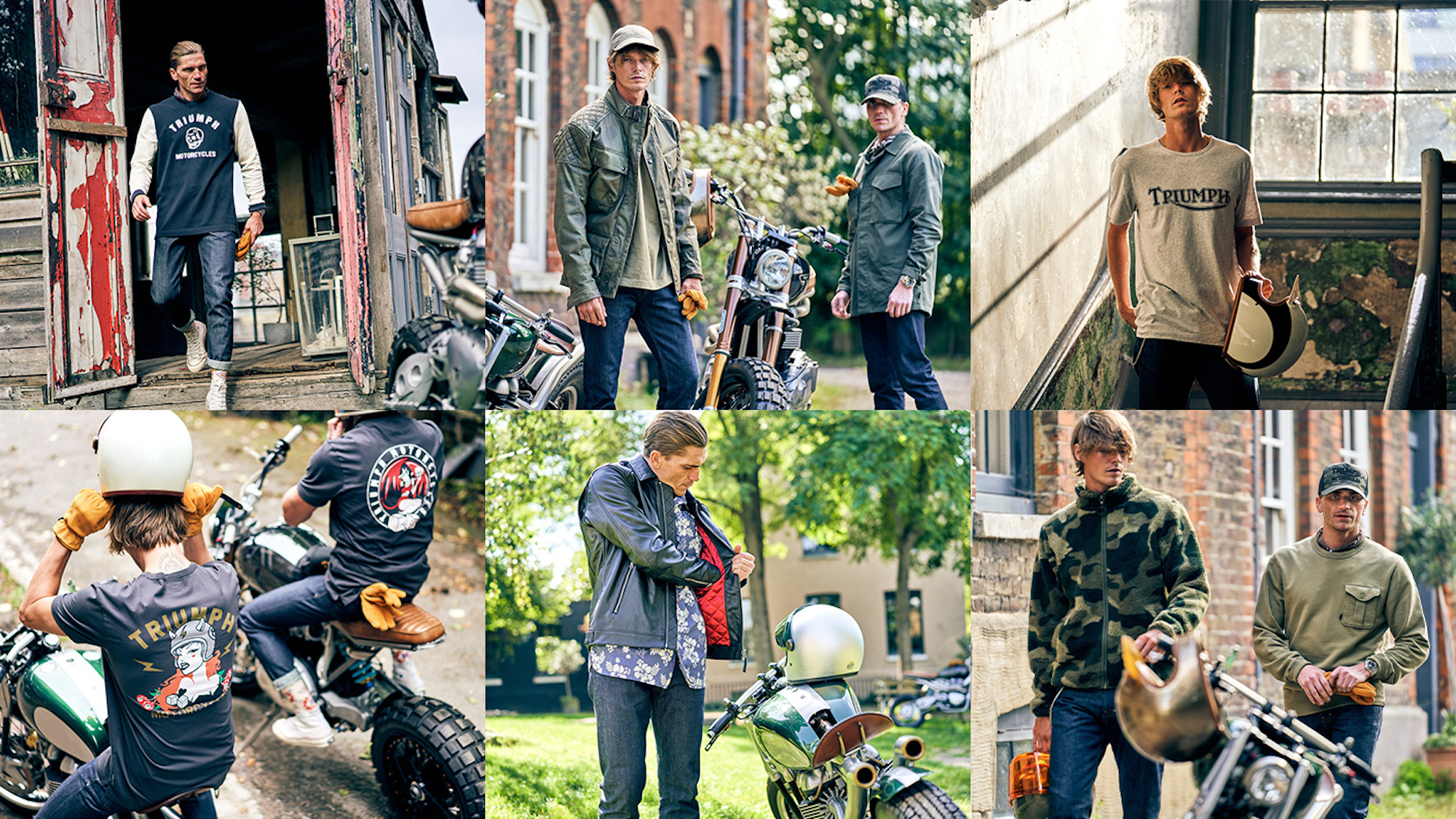 Triumph's gear and clothing collections are debuting in new countries every year. Media sourced from Triumph Motorcycles. 