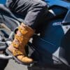 Fuel Dust Devil Boot on author while riding