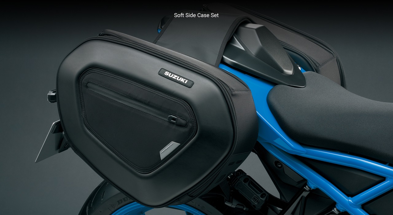 Meet the newest addition to Suzuki’s GSX line: The GSX-8S. Media sourced from Suzuki.