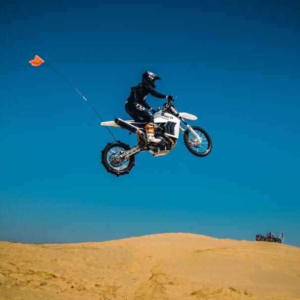 The all-new Buell® Baja 1190 dirt bike. Media sourced from Buell®'s press release.