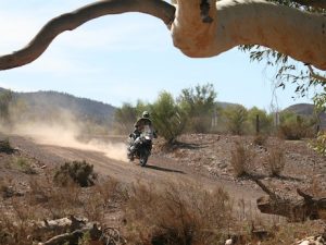 Charley Boorman rides the Moralana Gorge Rd