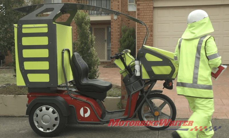 Australia Post postie bike electric trike eDV