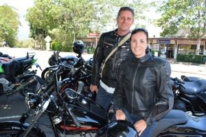 Louise Bentley with rider Adam Budd Female riders