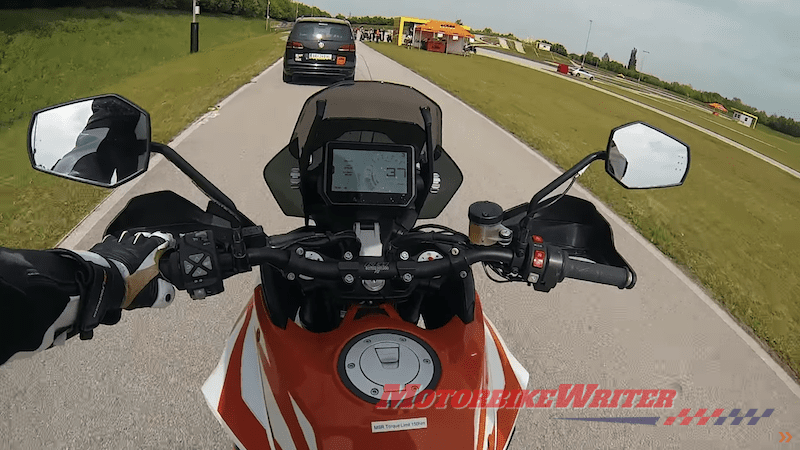 KTM adds Adaptive cruise control and blind spot alert ride vision radar auto