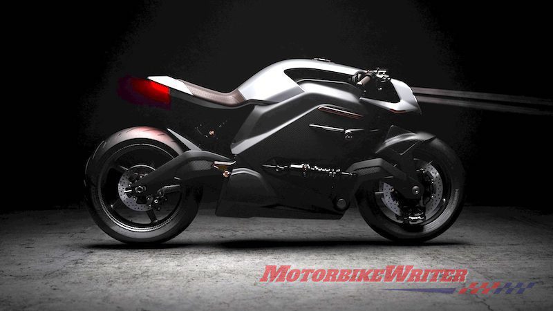 Arc Vector electric motorcycle with collision warning