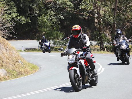 Aussie motorcycle riders