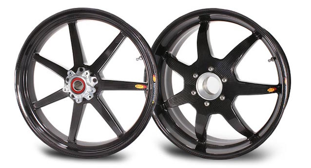 BST carbon fibre Black Mamba wheels