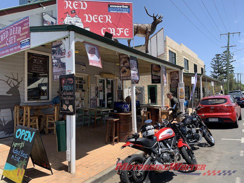 Blacktop Motorcycle Works and Red Deer Cafe
