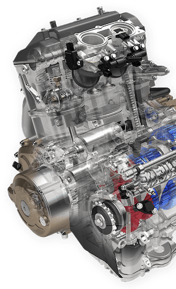 Honda engine with DCT