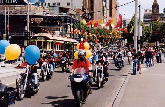 1996 Melbourne Toy Run salvos