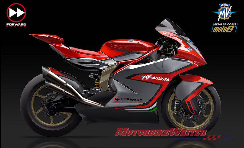 MV Agusta unveils Moto2 bike drawings