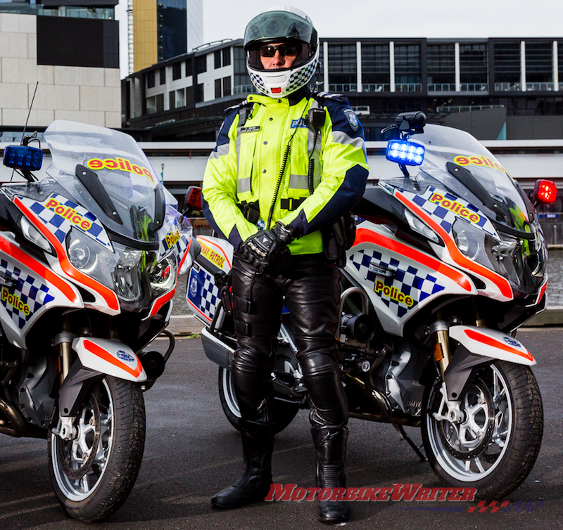Motorcycle police VicPol road uniform cap
