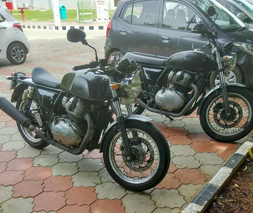 Royal Enfield 750 spy shot - Carberry