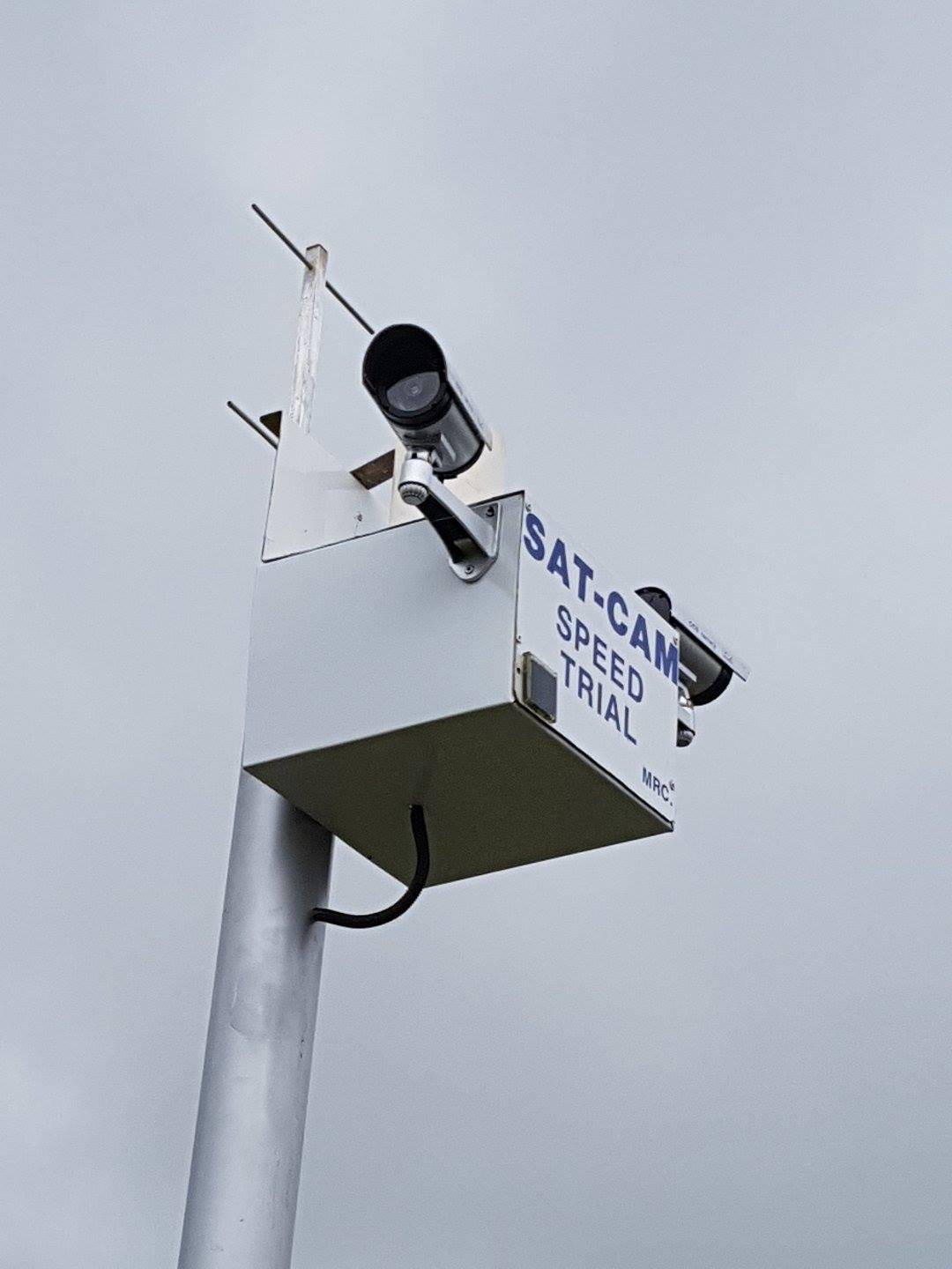 Sat-Cam two-way speed cameras on Mt Mee
