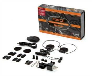 UCLEAR Digital HD Force Bluetooth Helmet Audio System Single Kit