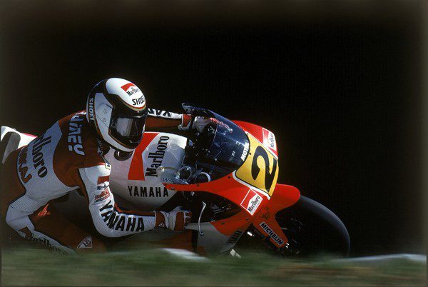 Wayne Rainey racing in 1989
