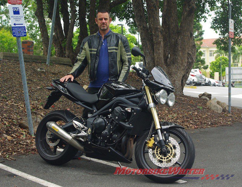 CARRS-Q QUT researcher dr Ross Blackman Motorbike online survey
