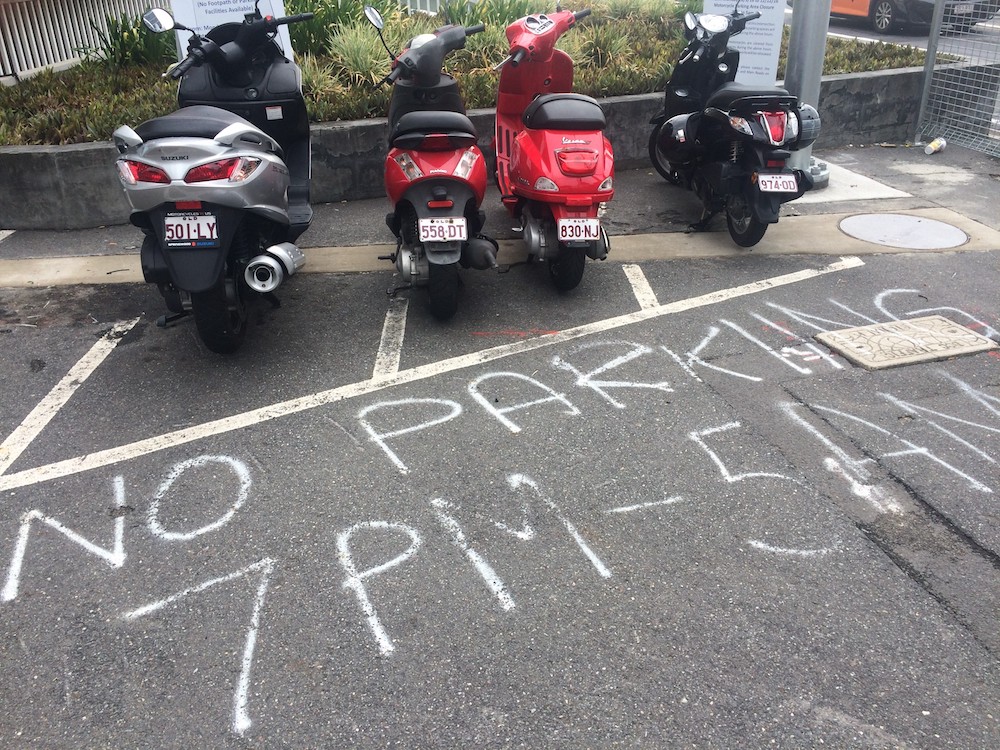 Fight on for lost motorcycle parking