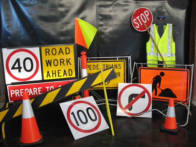 Roadworks speed limit - potholes Halloween