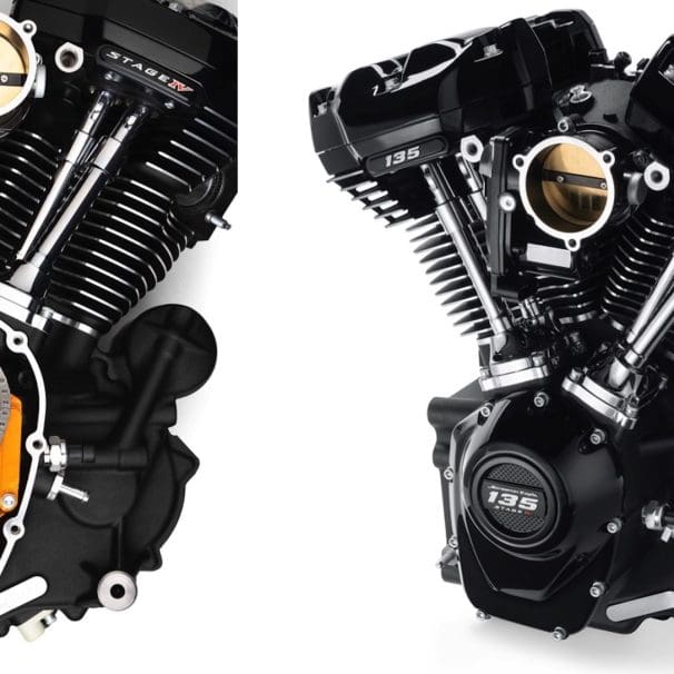 The Screamin' Eagle® 135ci Stage IV Performance Crate Engine. Media sourced from Harley's press release.