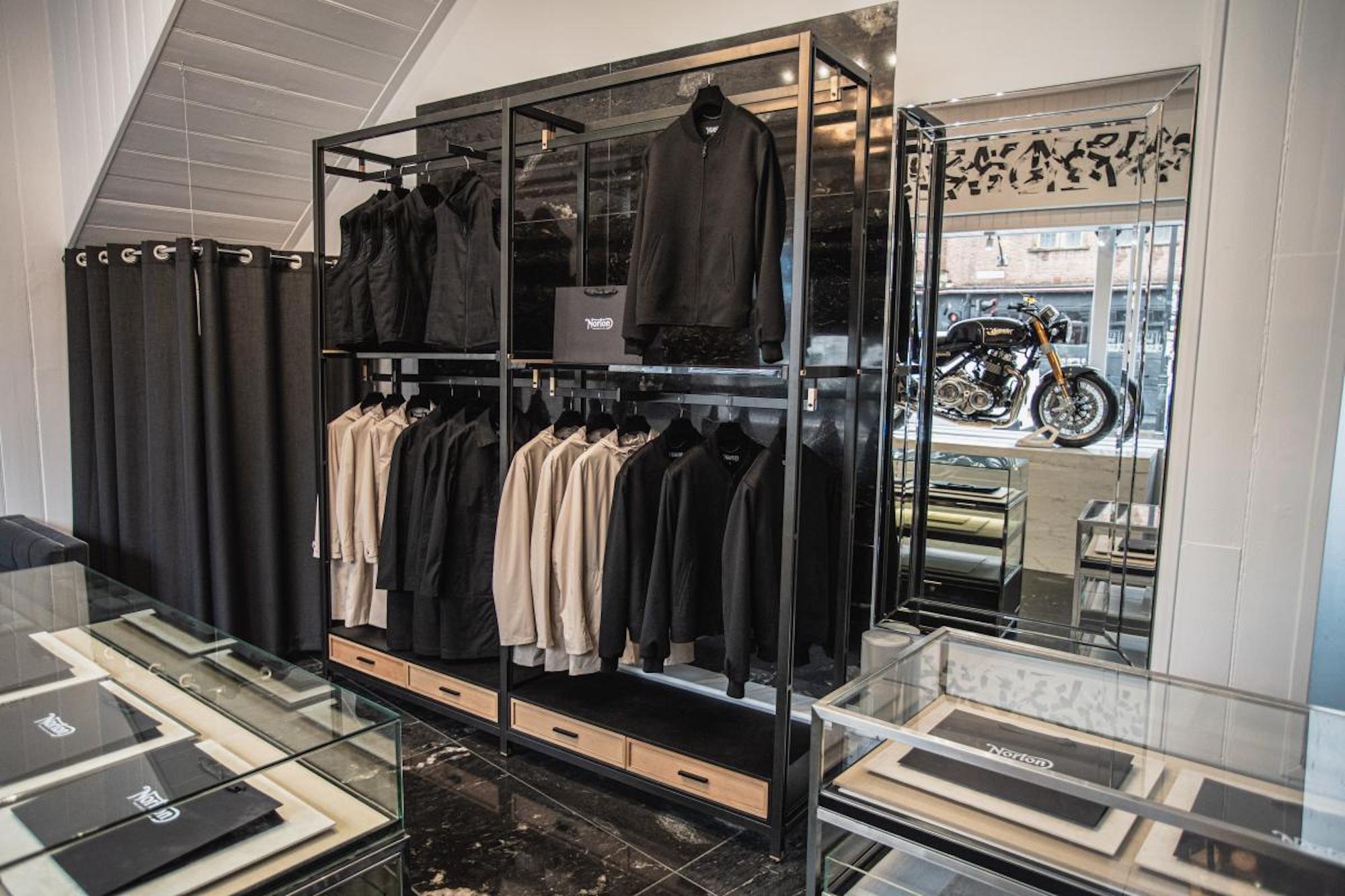 A view of Norton's new storefront contribution to London's street scene: The (New) Norton Atelier. Media sourced from VisorDown.