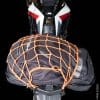 H-MOOV安全气囊背包安装在摩托车作为行李