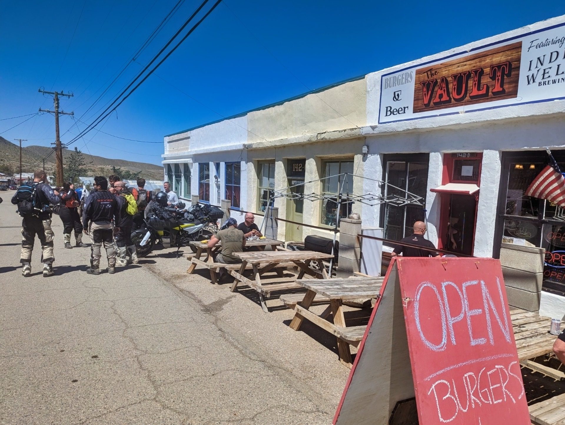 Randsburg local brewery called The Vault