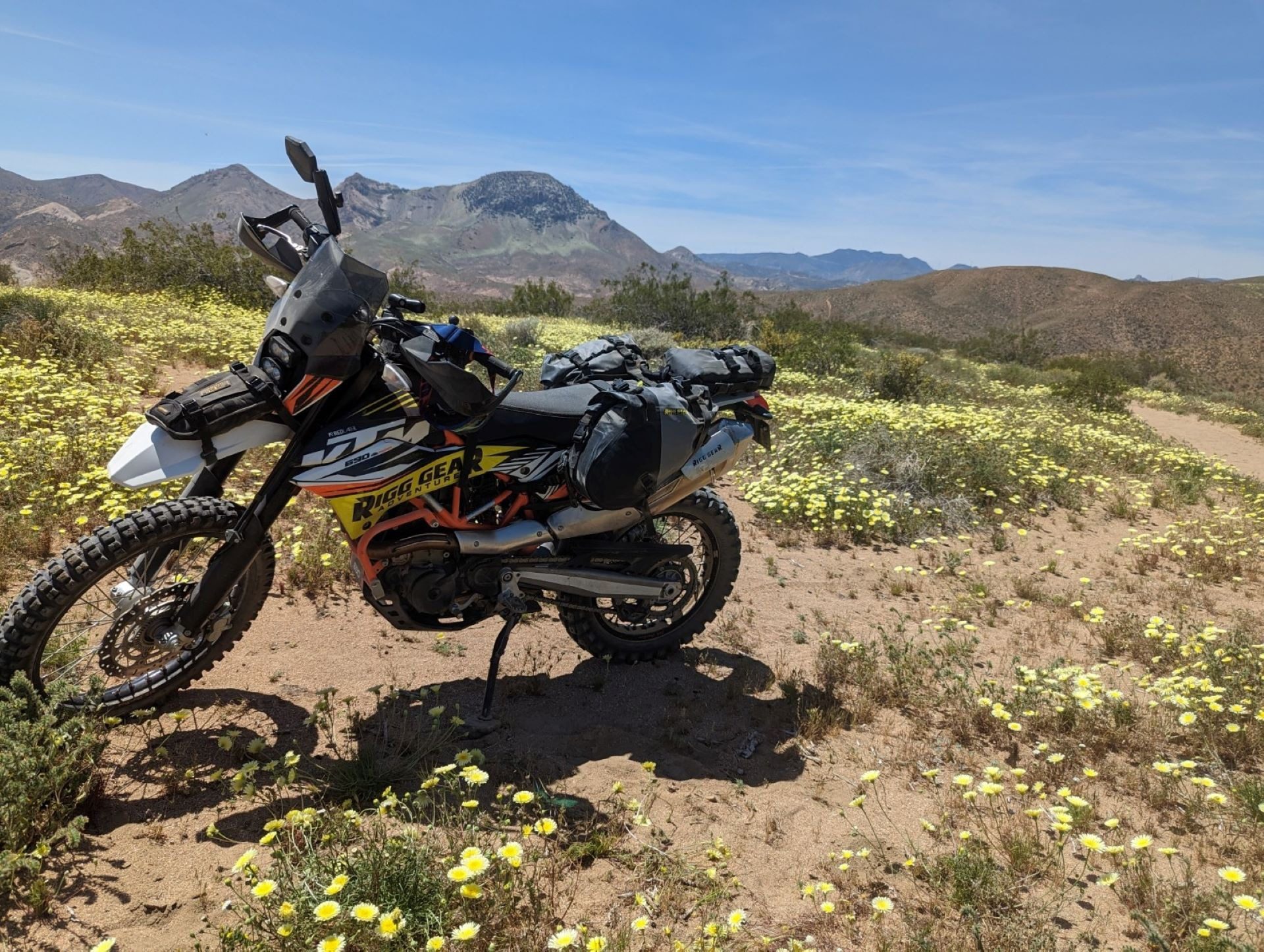 KTM 690 Adventure bike