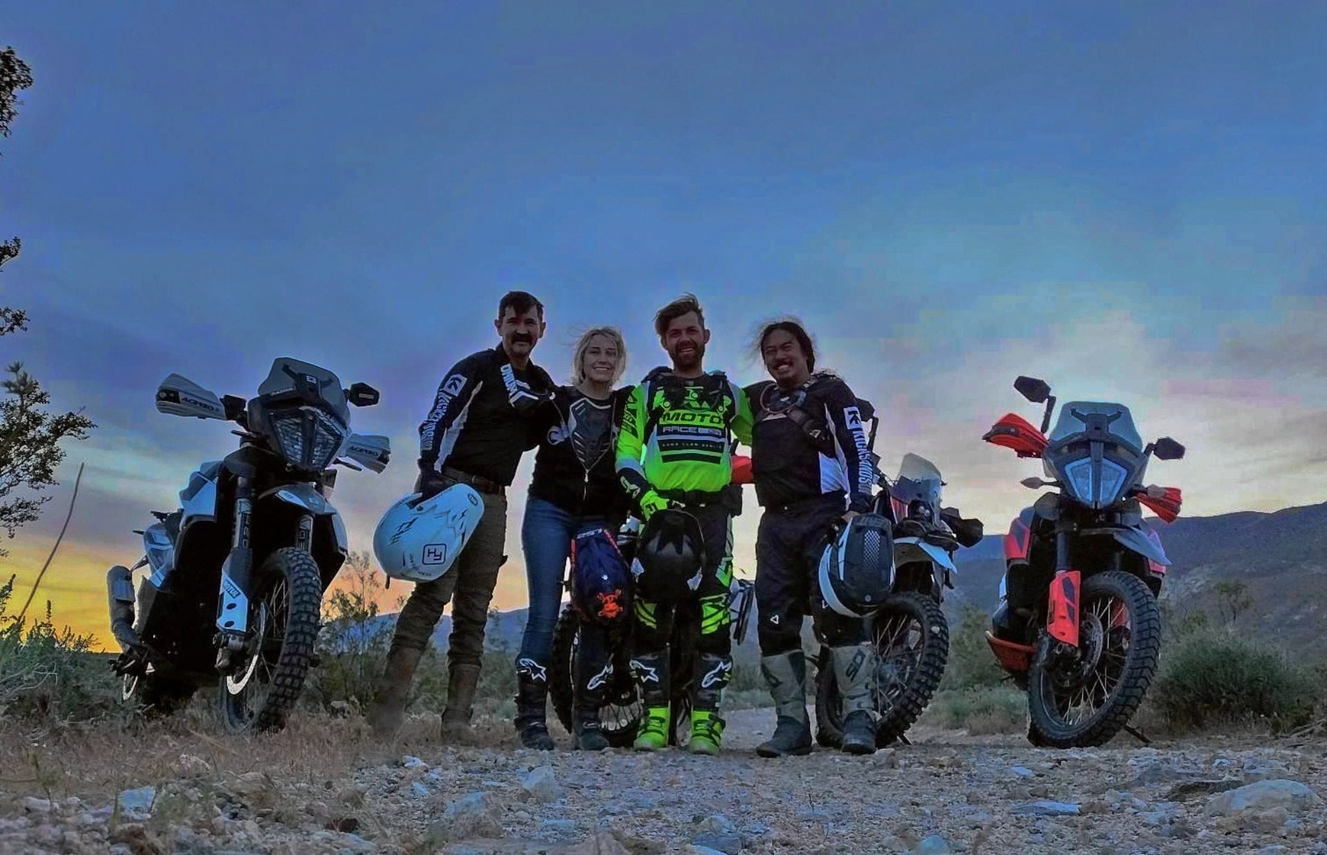 group of motorcycle riders at RevZilla Get On! ADV Fest